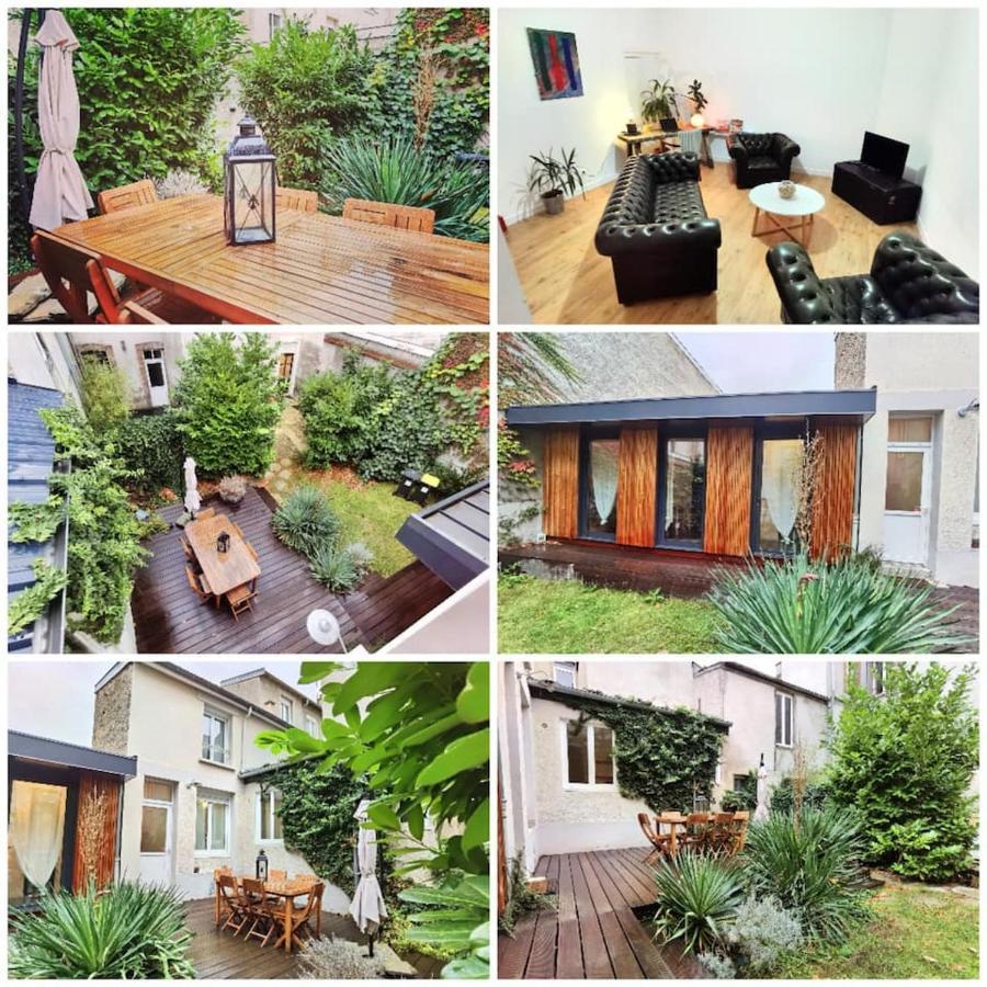 Maison De Ville Avec Terrasse Et Jardin Reims Exterior foto