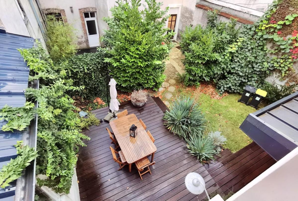 Maison De Ville Avec Terrasse Et Jardin Reims Exterior foto